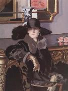 Francis Campbell Boileau Cadell Lady in Black oil painting picture wholesale